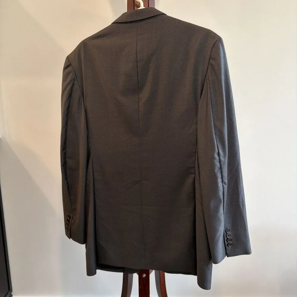 Ermenegildo Zegna Suit/Sport Coat Superfine Australian Trofeo Wool Charcoal 40R